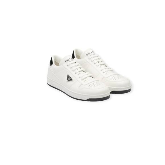 PRADA Shoes - NEW PRADA women's downtown leather sneakers in white